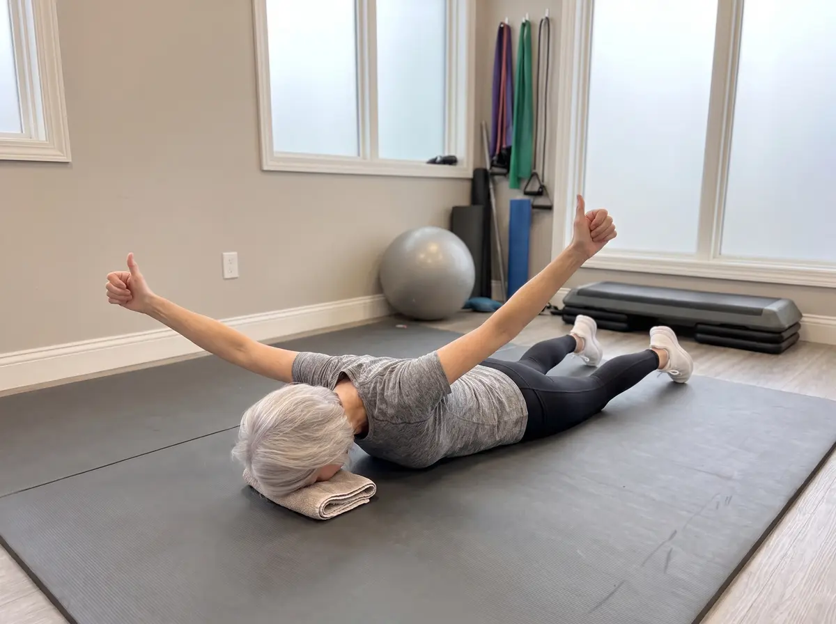 Prone “Y”