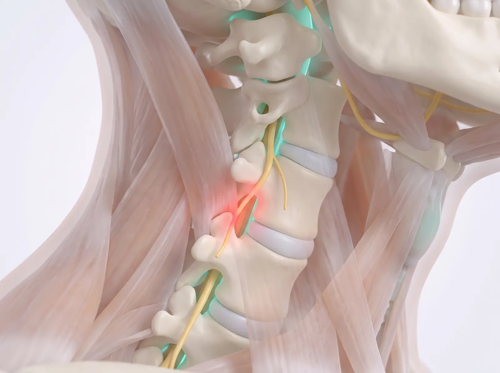Lasting relief — medical illustration