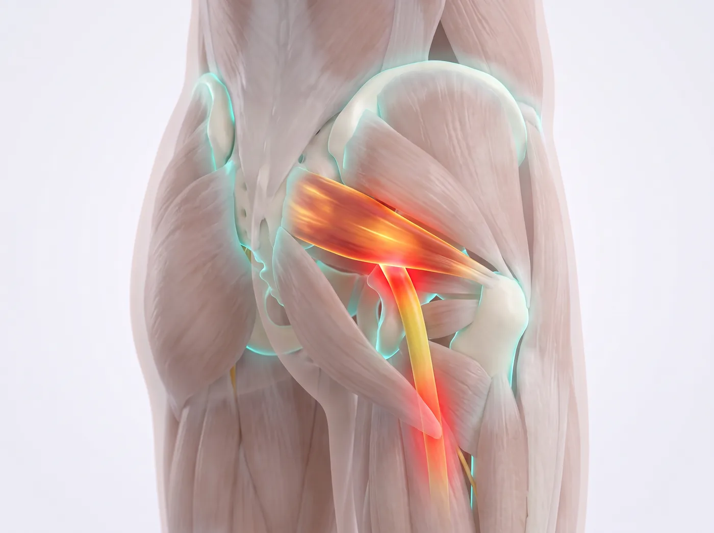 Piriformis / Deep Gluteal Syndrome illustration