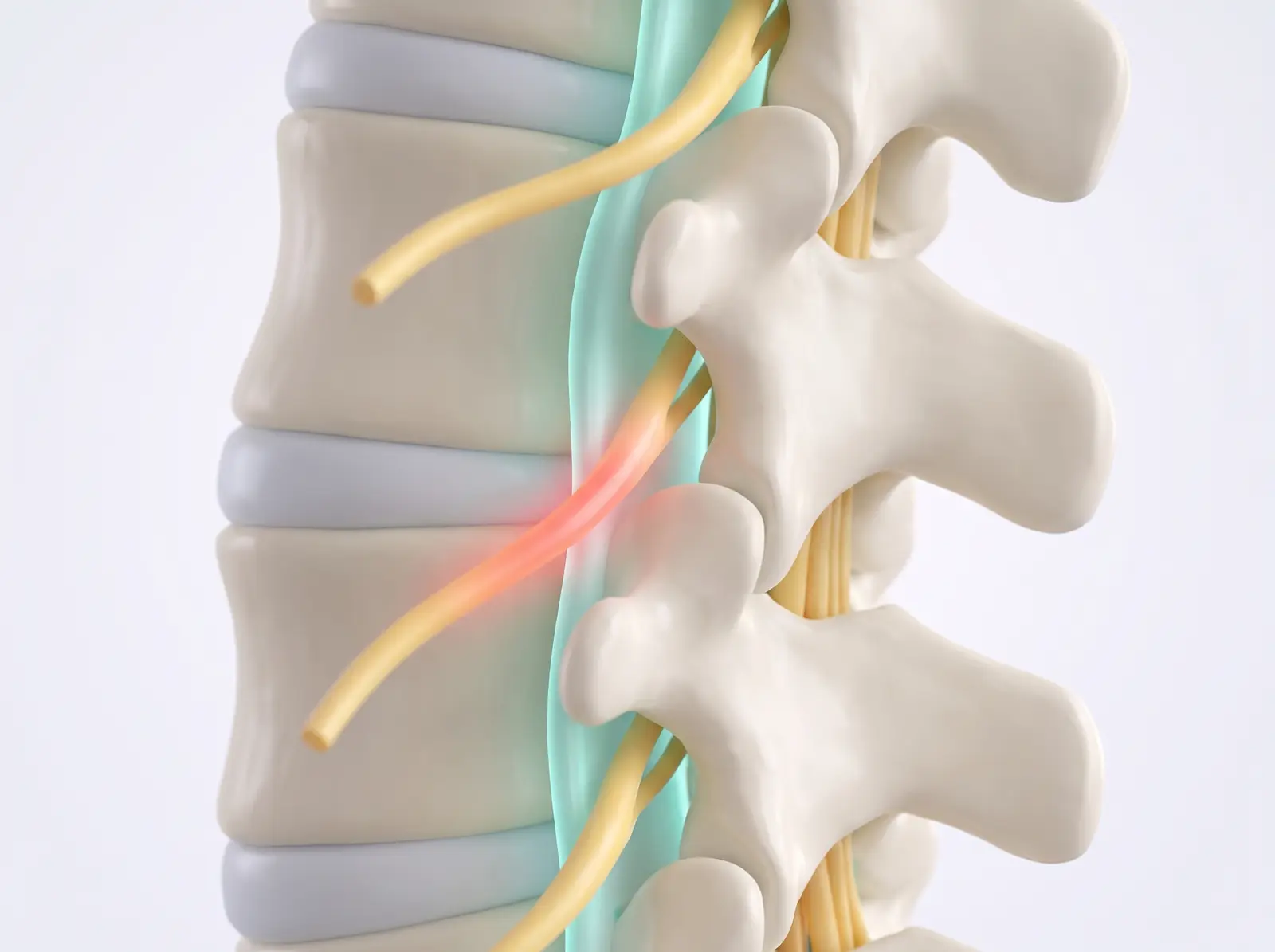 Lasting relief — medical illustration