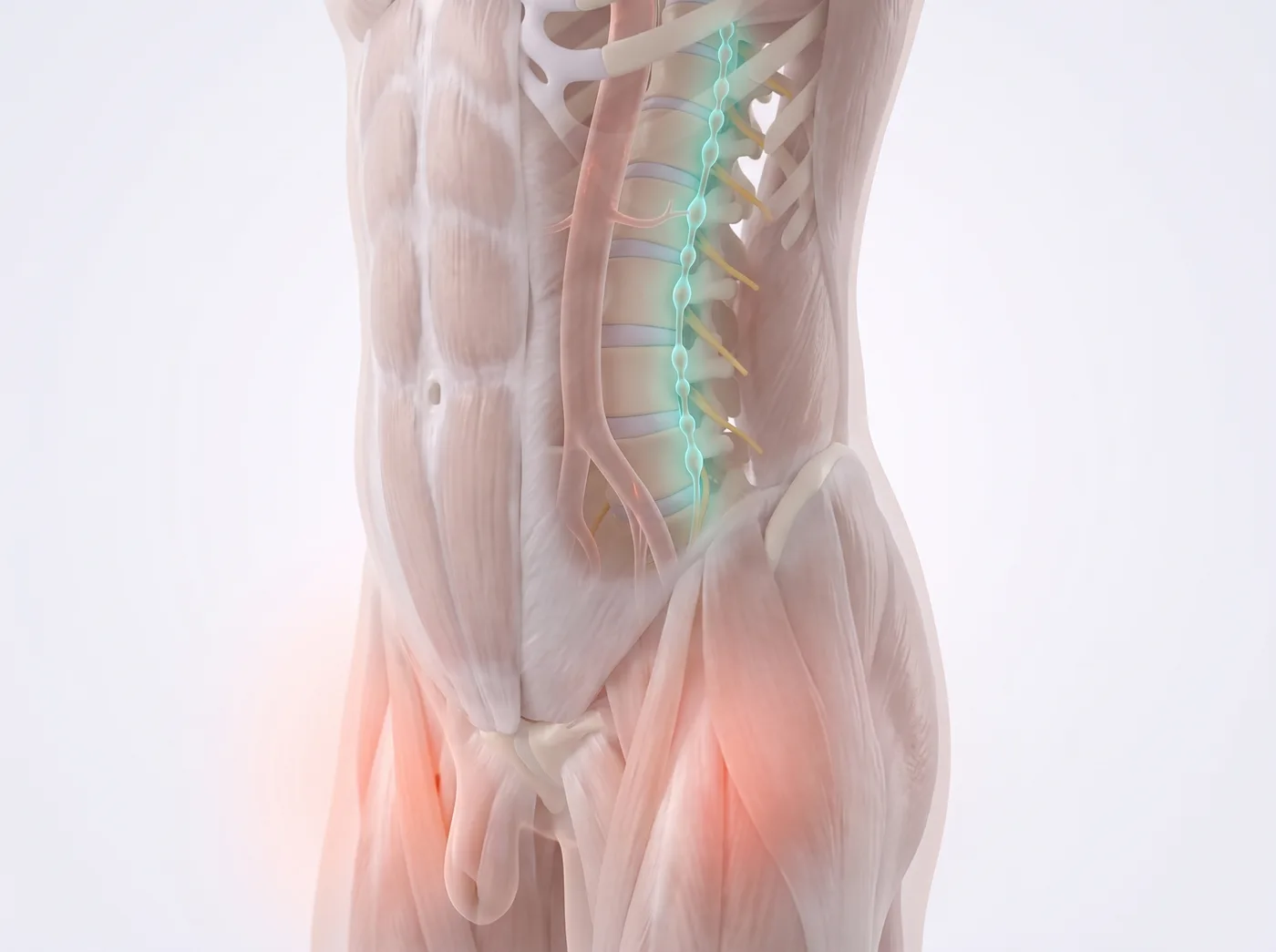 The chain — medical illustration