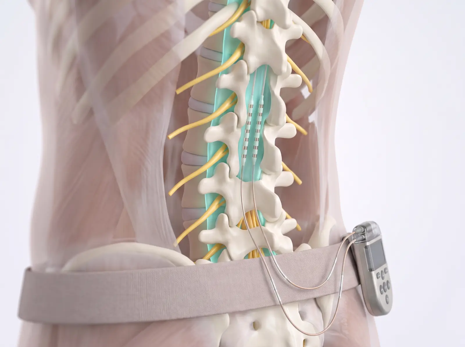 The trial — no incision — medical illustration