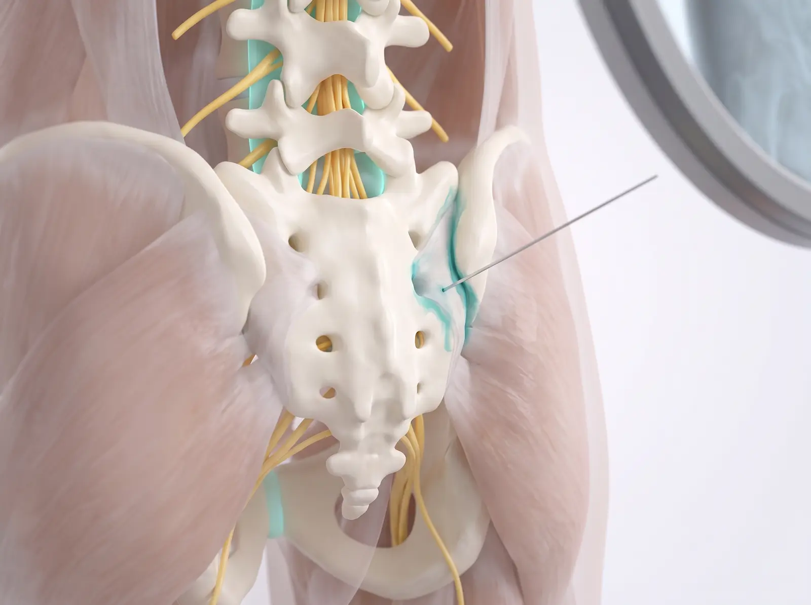 The procedure — medical illustration